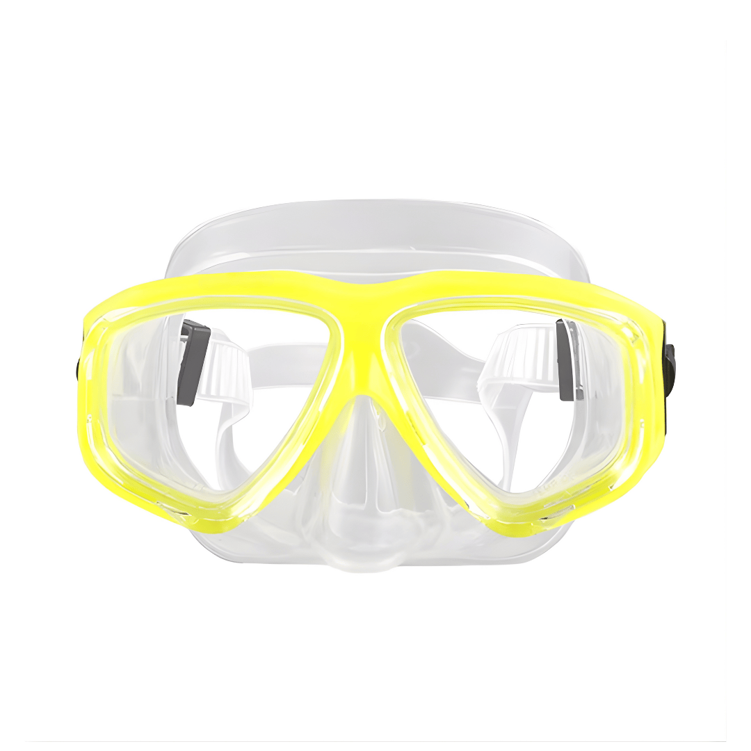 Prescription dive mask Yellow/Clear Rx Obsidian Prescription Diving Mask-Medium Prescription Dive Mask | Clear | Medium | -1.50~-8.00