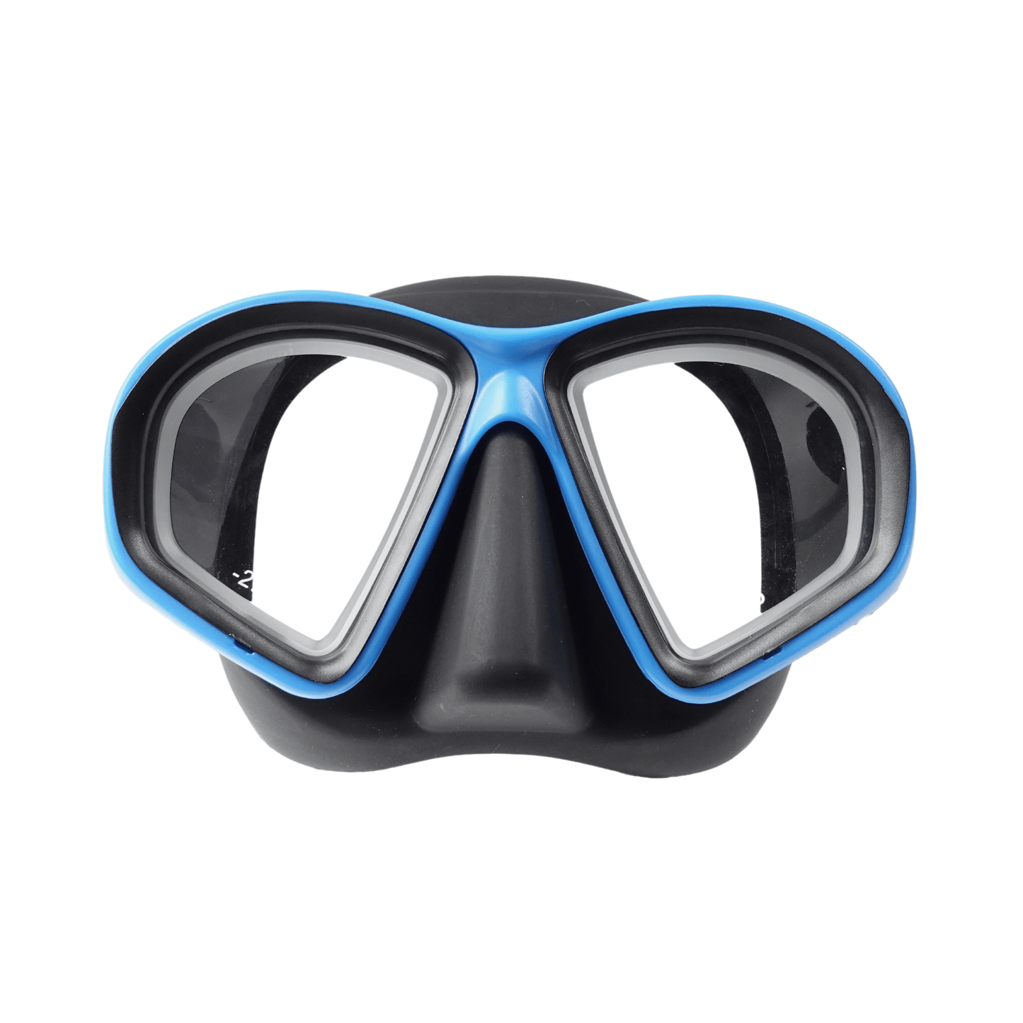 Prescription dive mask Blue/Black RX Rover Low volume Mask Nearsighted Prescription