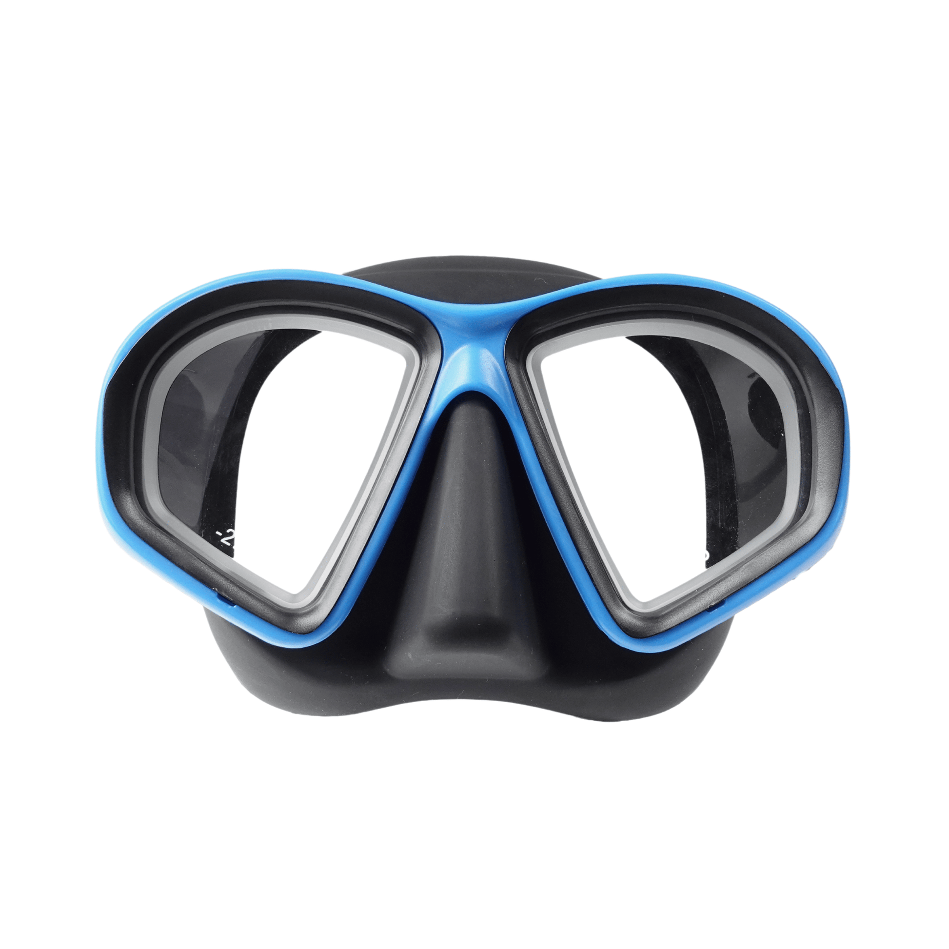 Prescription dive mask Blue/Black RX Rover Low volume Mask Nearsighted Prescription