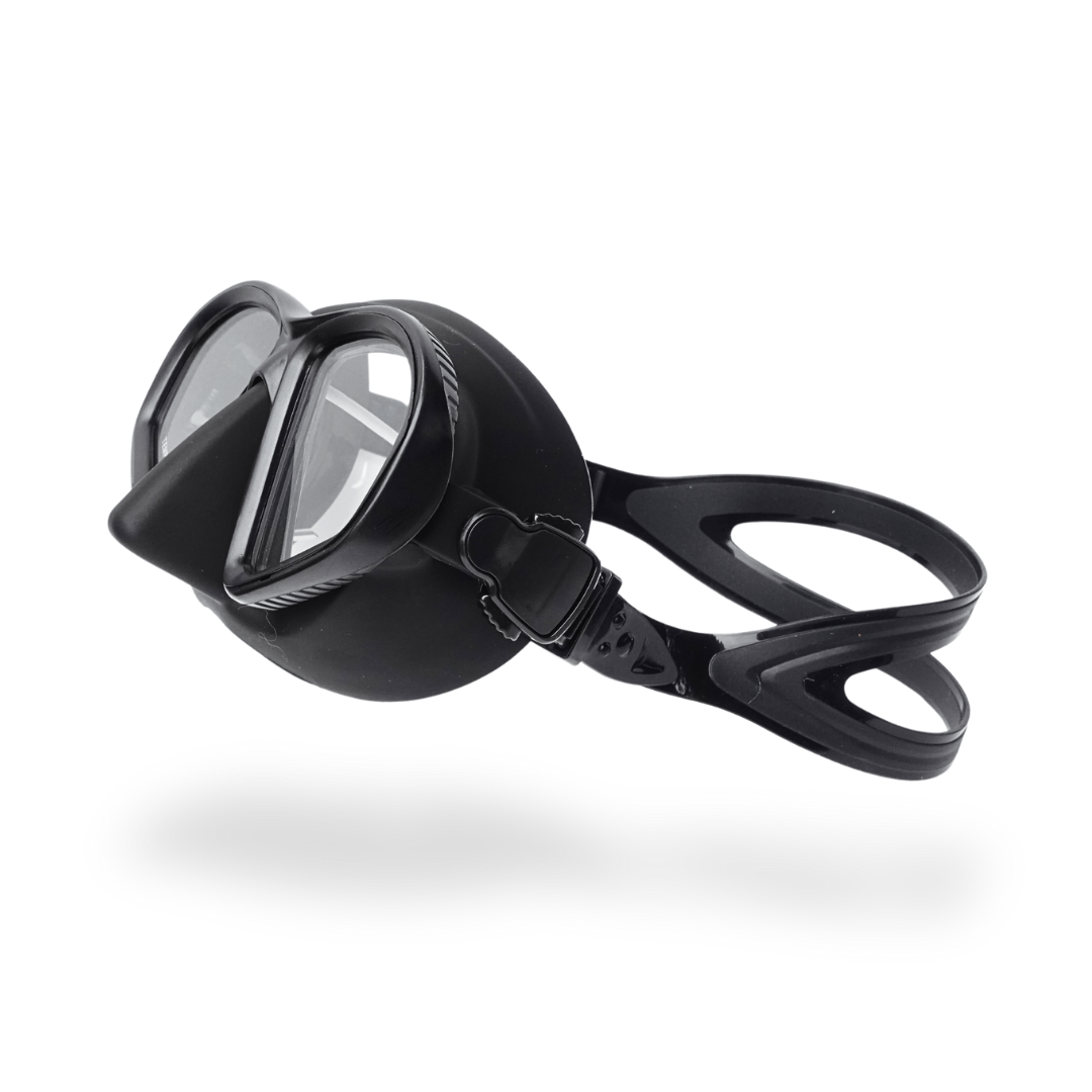 Prescription dive mask RX Rover Low volume Prescription Snorkel/Dive Mask Prescription Snorkel Mask | Black | Small | -1.50 ~ -6.00