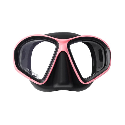 Prescription dive mask Pink/Black / -1.5 Left & -1.5 Right RX Rover Nearsighted Prescription Mask with Snorkel & Case - Black