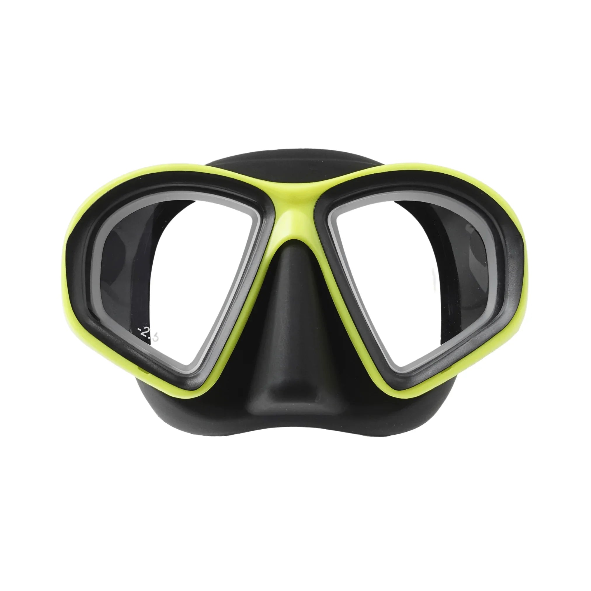 Prescription dive mask Yellow/Black / -1.5 Left & -1.5 Right RX Rover Nearsighted Prescription Mask with Snorkel & Case - Black