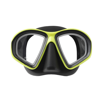 Prescription dive mask Yellow/Black / -1.5 Left & -1.5 Right RX Rover Nearsighted Prescription Mask with Snorkel & Case - Black