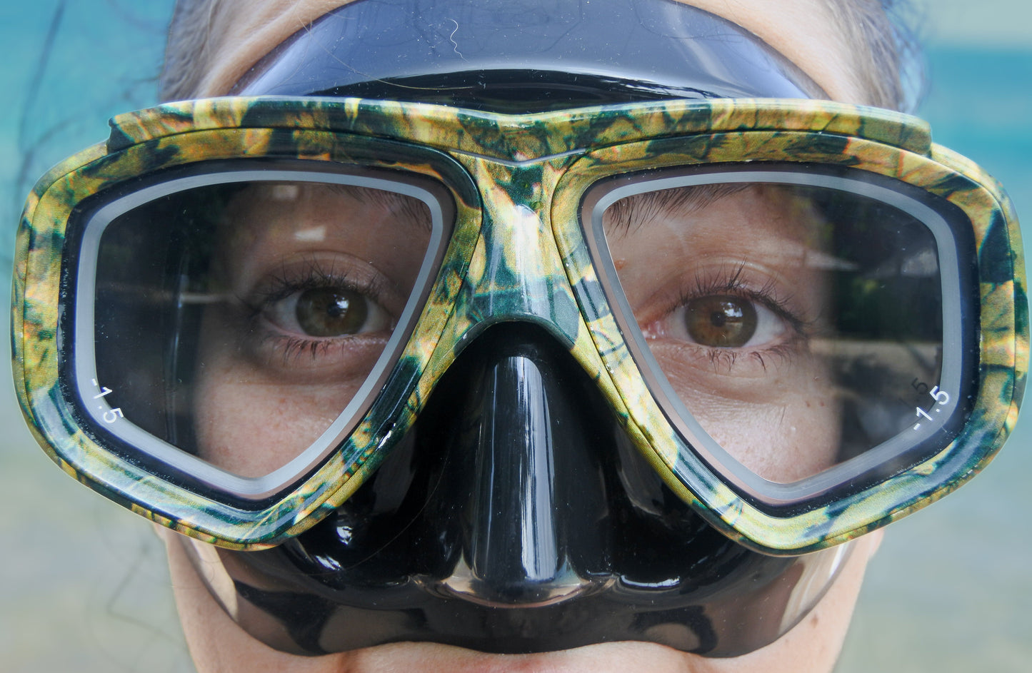 Prescription dive mask The Mirage: RX Prescription Scuba Mask Mantis Mirage Mask Camo prescription scuba mask