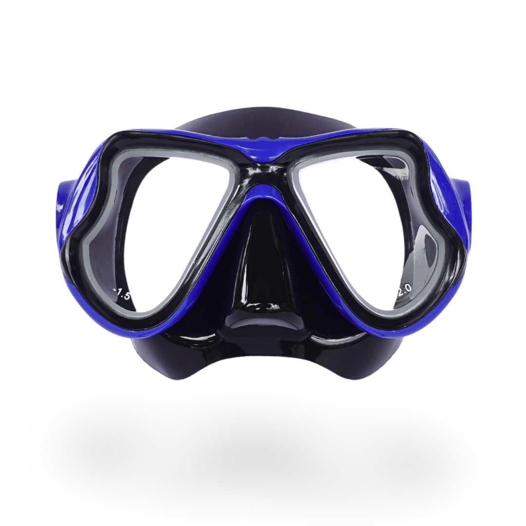 Prescription dive mask Blue/Black The Rx Titan Prescription Snorkel and Scuba Diving Corrective Mask The Rx Titan Prescription Snorkel and Scuba Diving Corrective Mask