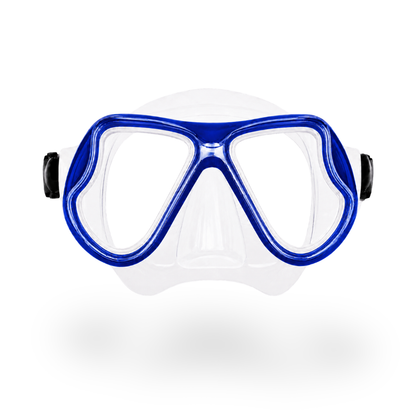 Prescription dive mask Blue/Clear The Rx Titan Prescription Snorkel and Scuba Diving Corrective Mask The Rx Titan Prescription Snorkel and Scuba Diving Corrective Mask