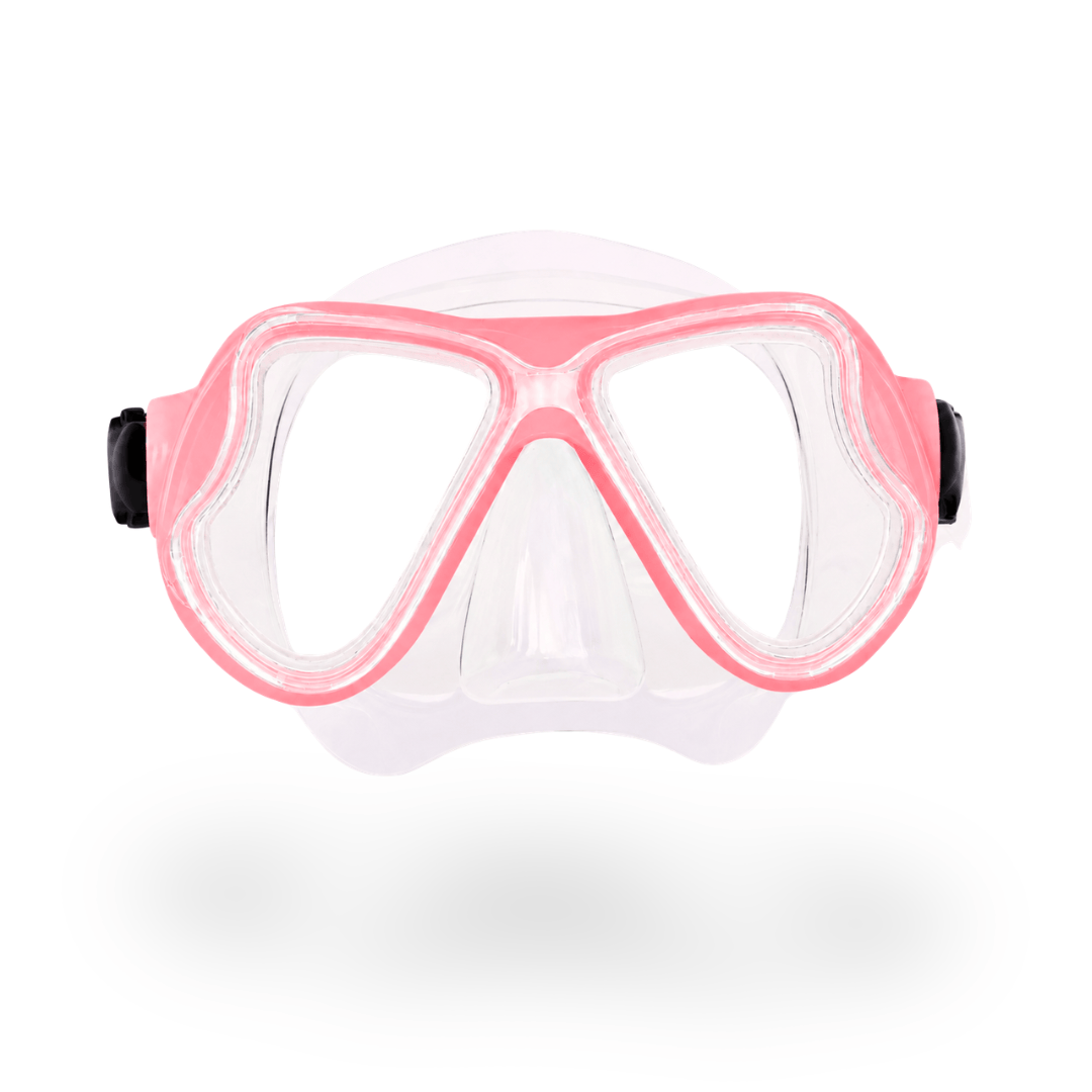 Prescription dive mask Pink/Clear The Rx Titan Prescription Snorkel and Scuba Diving Corrective Mask The Rx Titan Prescription Snorkel and Scuba Diving Corrective Mask
