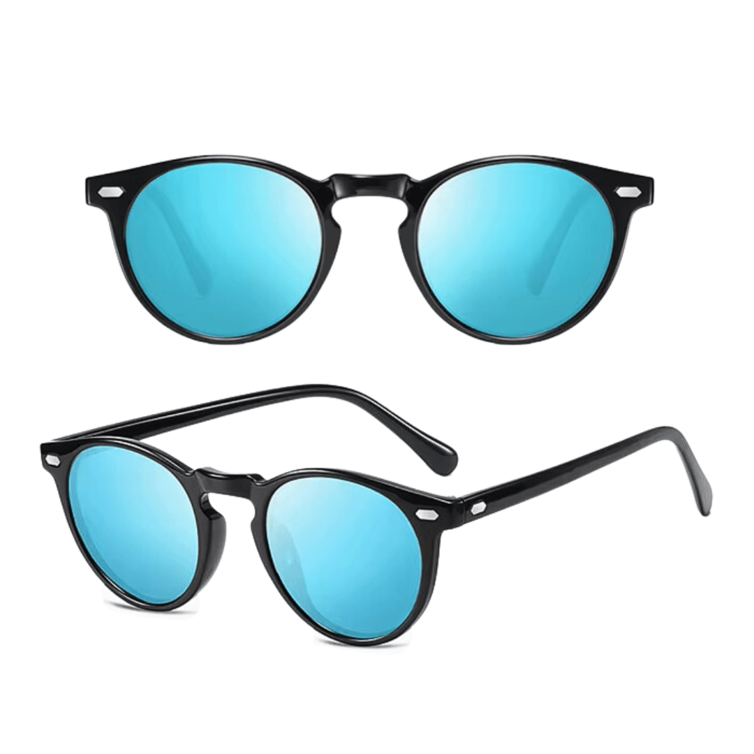 prescription eyewear Black with Blue Rx Shades Myopia Sunglasses Polarized Rx Shades Myopia Sunglasses Polarized