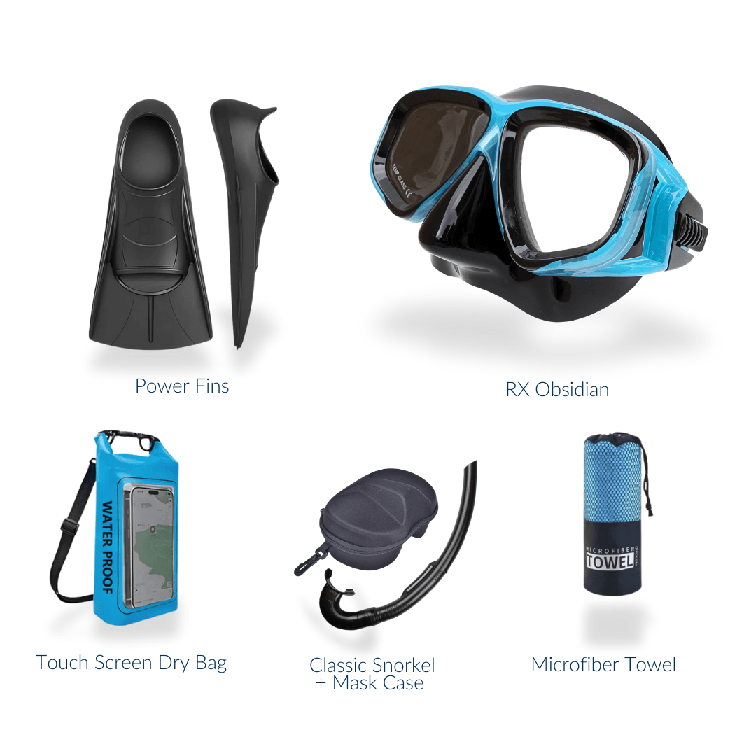 Prescription mask and snorkel set Ocean Explorer Adventure kit