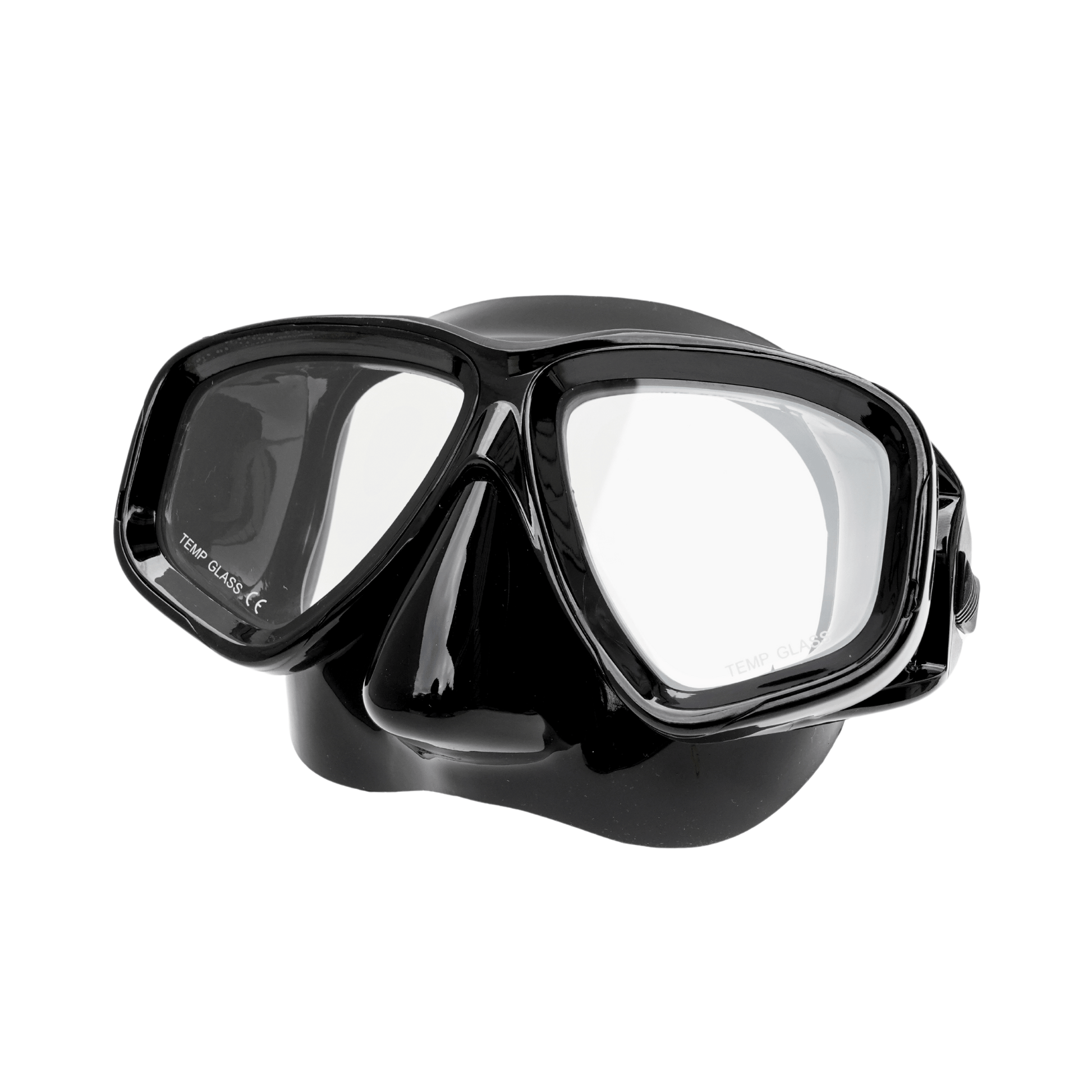 Prescription mask and snorkel set RX Obsidian Nearsighted Prescription Mask