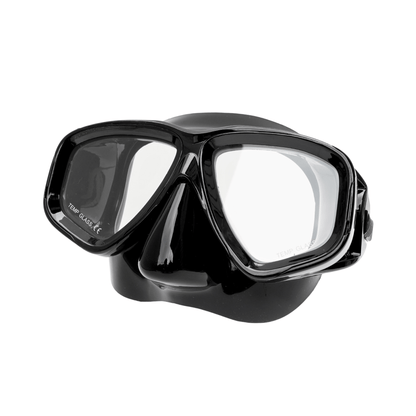 Prescription mask and snorkel set RX Obsidian Nearsighted Prescription Mask