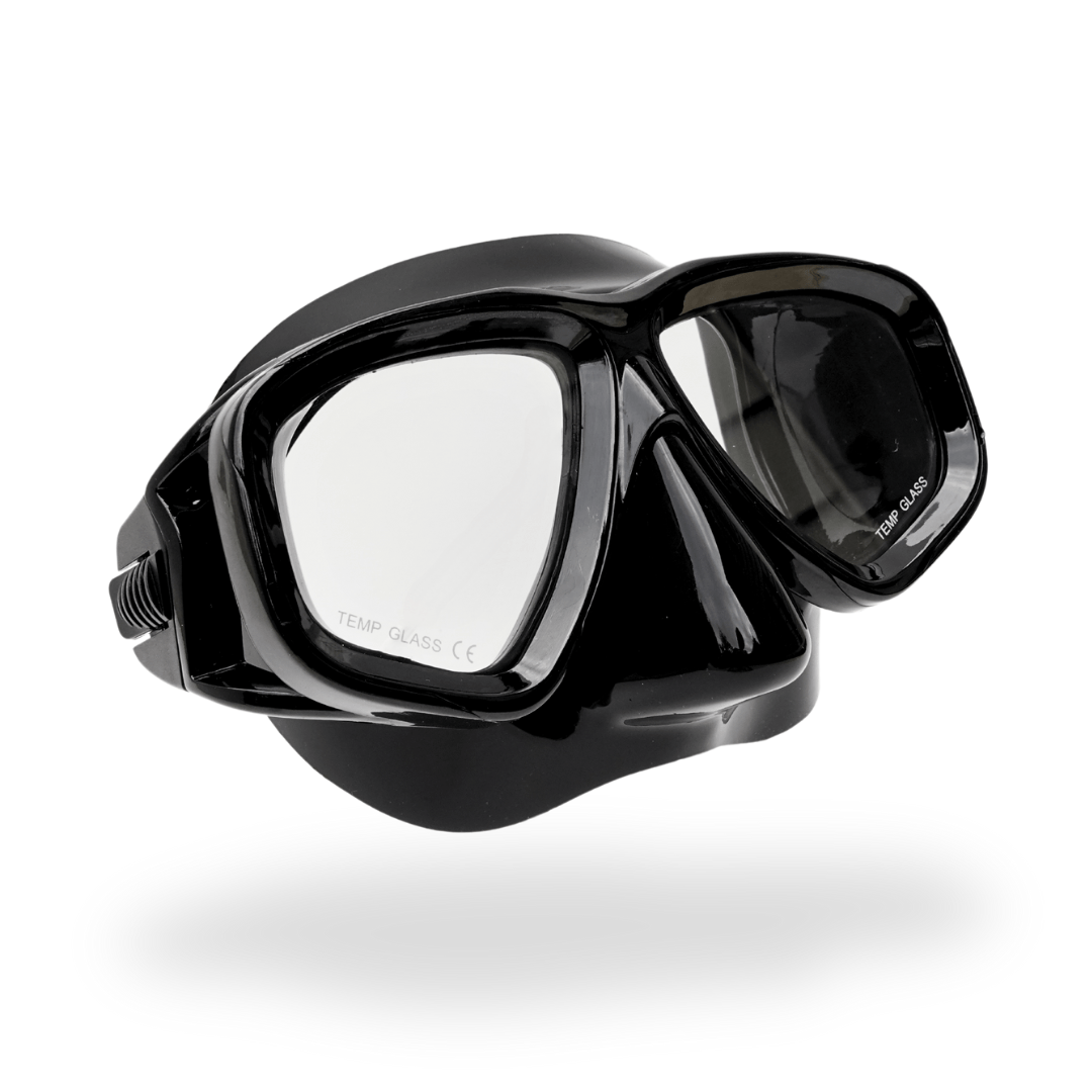 Prescription mask and snorkel set RX Obsidian Prescription Snorkel/Dive Mask Prescription Snorkel Mask | Black | Medium | Diopter -1.50 ~ -8.00