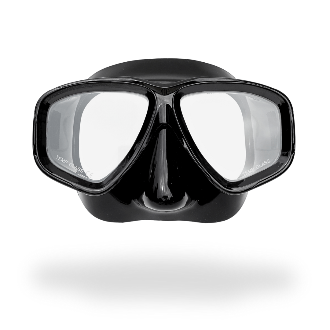 Prescription Snorkel Mask | Black | Medium | Diopter -1.50 ~ -8.00 ...