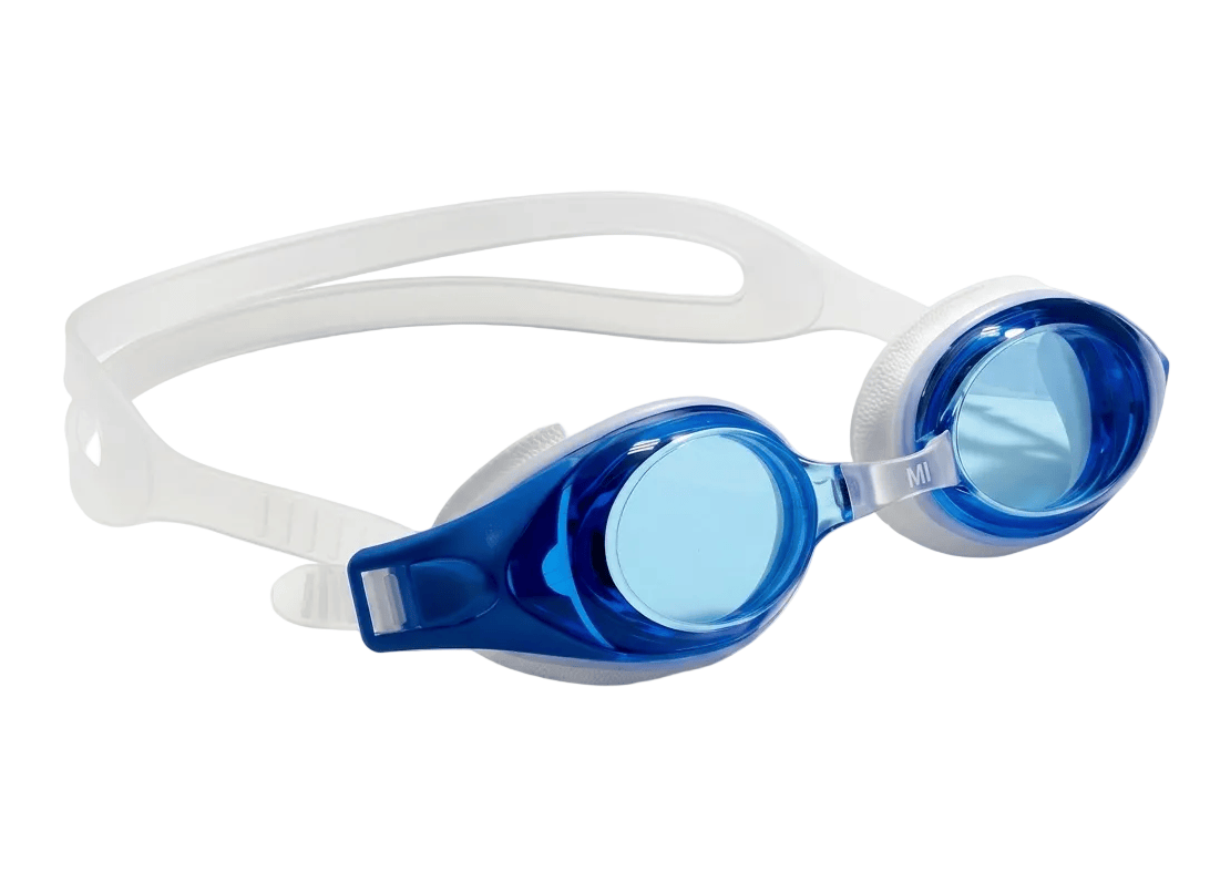 Prescription swimming goggles Blue/White Rx Optical Prescription Swim Goggles with Anti-fog & UV protection Rx Optical Prescription Swim Goggles with Anti-fog & UV protection