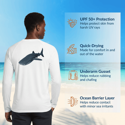 rashguard Whale Shark Long Sleeve Rashguard – UPF 50 Swim Shirt Whale Shark Long Sleeve Rashguard – UPF 50 Swim Shirt