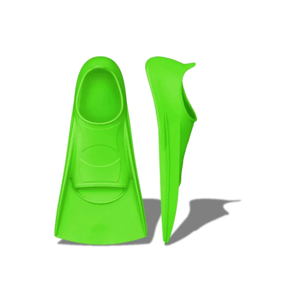 Snorkel swim and scuba dive fin Lime Green / XXXS(23-26) Flippin Fins - Travel Swim Snorkel Fins