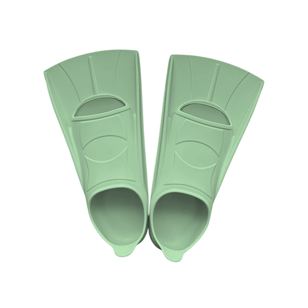 Snorkel swim and scuba dive fin Pastal Green / XXXS(23-26) Flippin Fins - Travel Swim Snorkel Fins