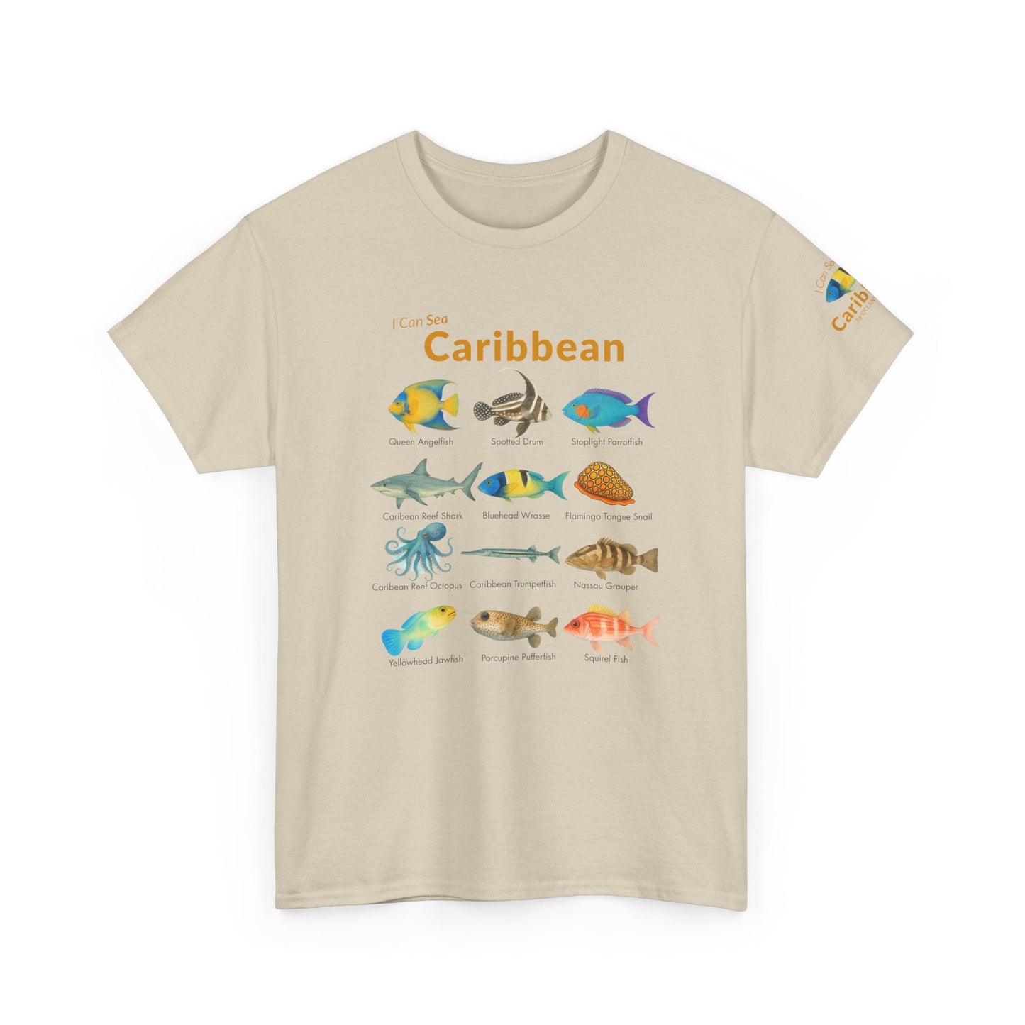 T-Shirt Caribbean Reef Fish Field Guide Tee - Watercolor Snorkel & Dive ID Shirt Caribbean Reef Fish Field Guide Tee - Watercolor Snorkel & Dive ID Shirt
