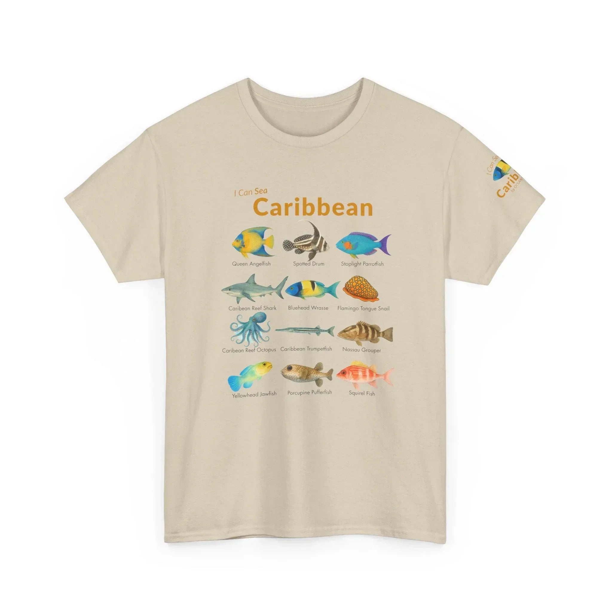 T-Shirt Caribbean Reef Fish Field Guide Tee - Watercolor Snorkel & Dive ID Shirt Caribbean Reef Fish Field Guide Tee - Watercolor Snorkel & Dive ID Shirt