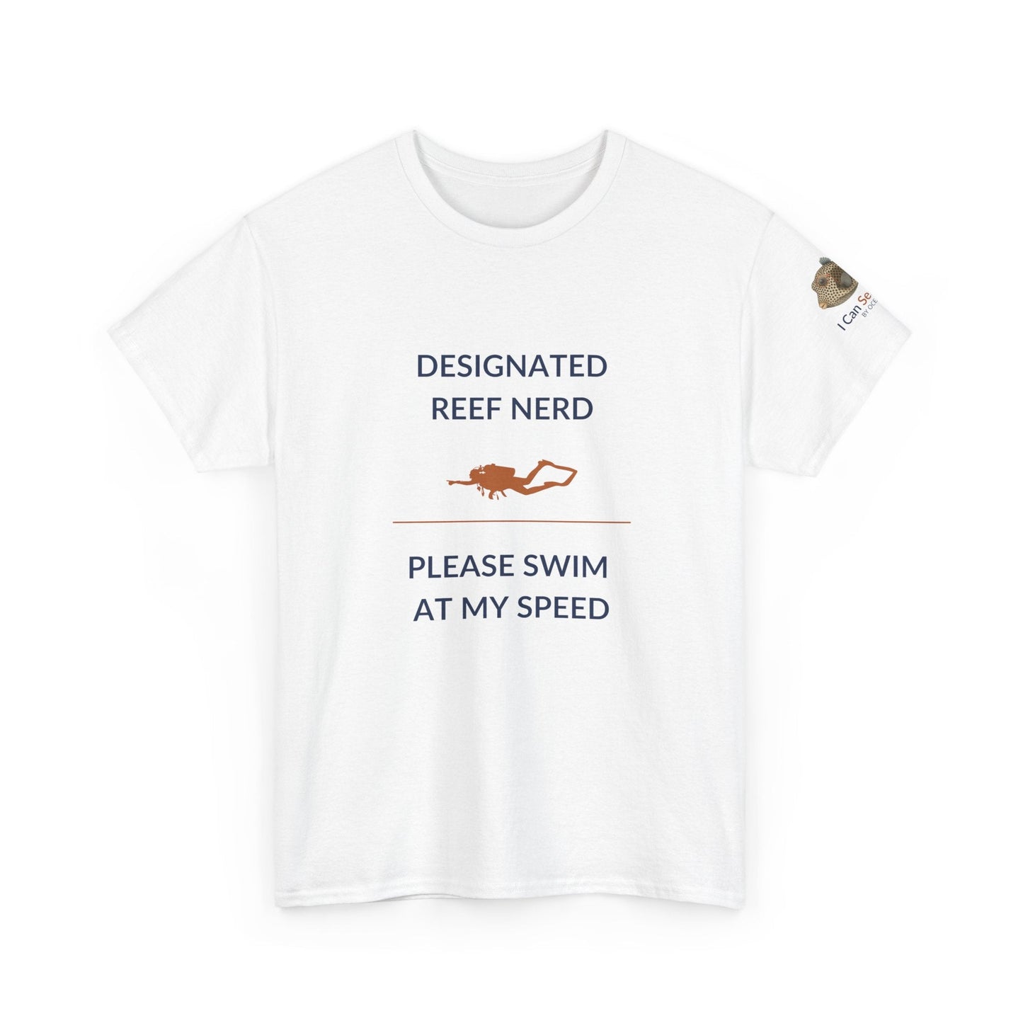 T-Shirt White / S Designated Reef Nerd - Please Swim At My Speed T-Shirt Ocean Lover Divers Tee Designated Reef Nerd - Please Swim At My Speed T-Shirt Ocean Lover Divers Tee