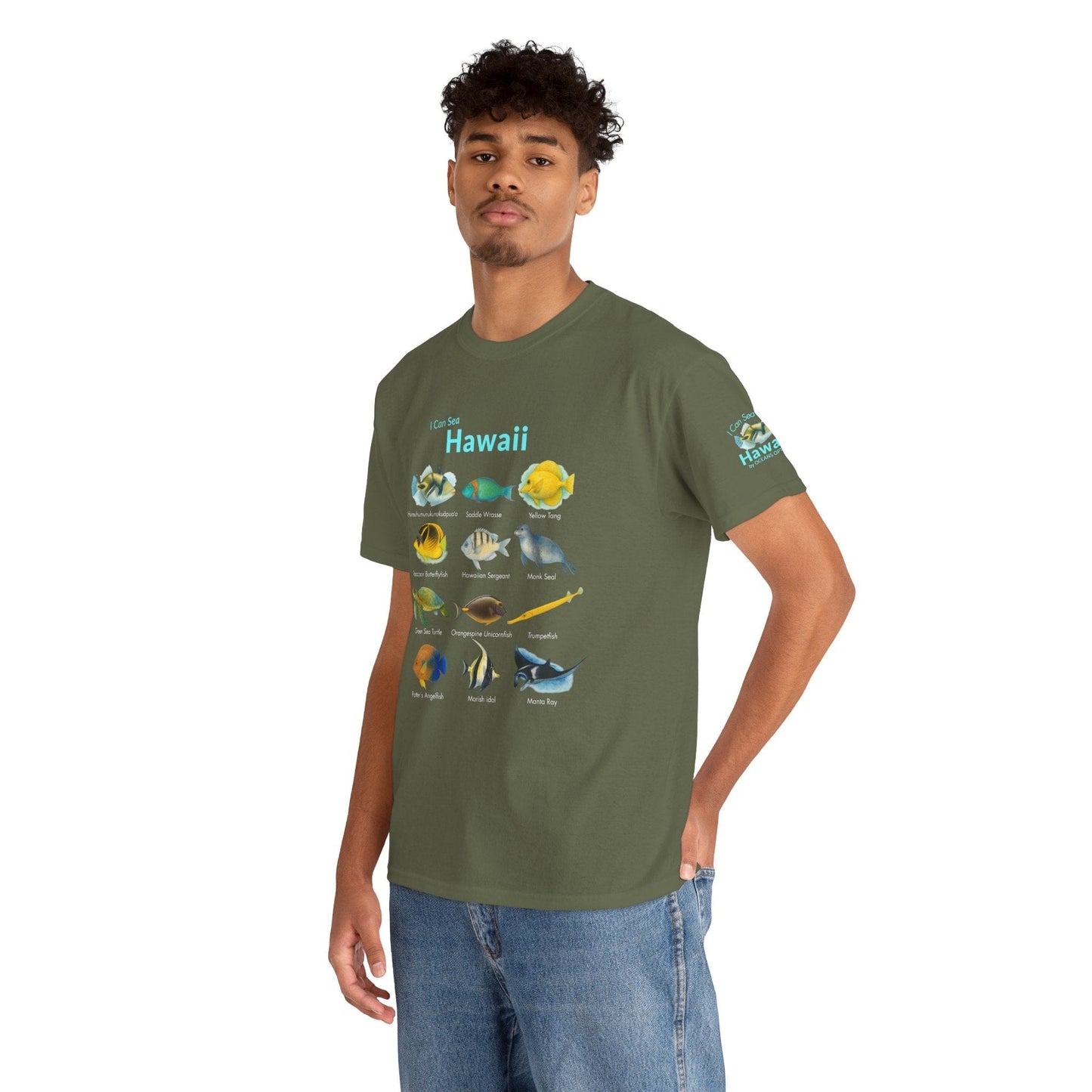 T-Shirt Hawaii Reef Fish Field Guide Tee - Watercolor Snorkel & Dive ID Shirt Hawaii Reef Fish Field Guide Tee - Watercolor Snorkel & Dive ID Shirt