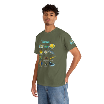 T-Shirt Hawaii Reef Fish Field Guide Tee - Watercolor Snorkel & Dive ID Shirt Hawaii Reef Fish Field Guide Tee - Watercolor Snorkel & Dive ID Shirt