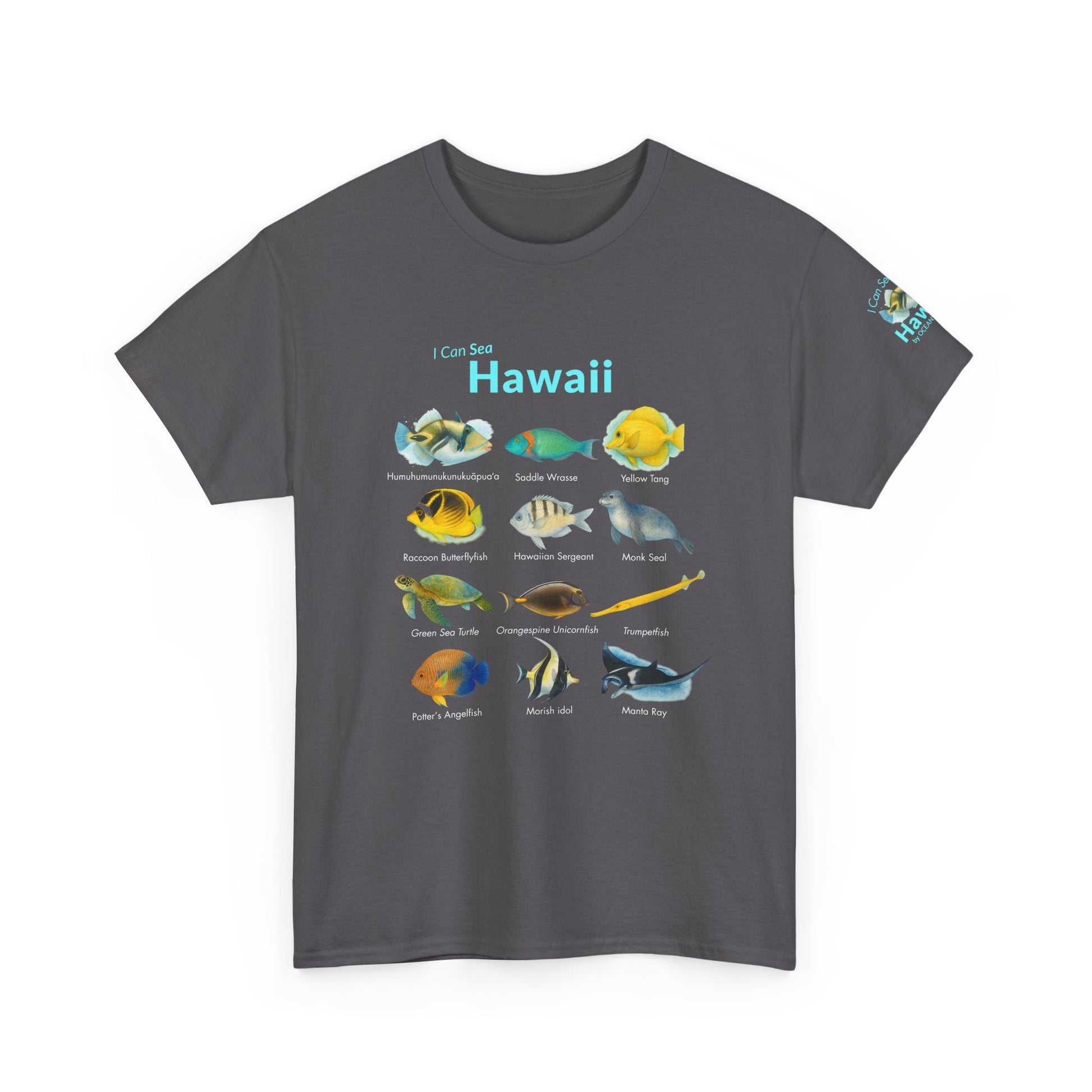 T-Shirt Hawaii Reef Fish Field Guide Tee - Watercolor Snorkel & Dive ID Shirt Hawaii Reef Fish Field Guide Tee - Watercolor Snorkel & Dive ID Shirt