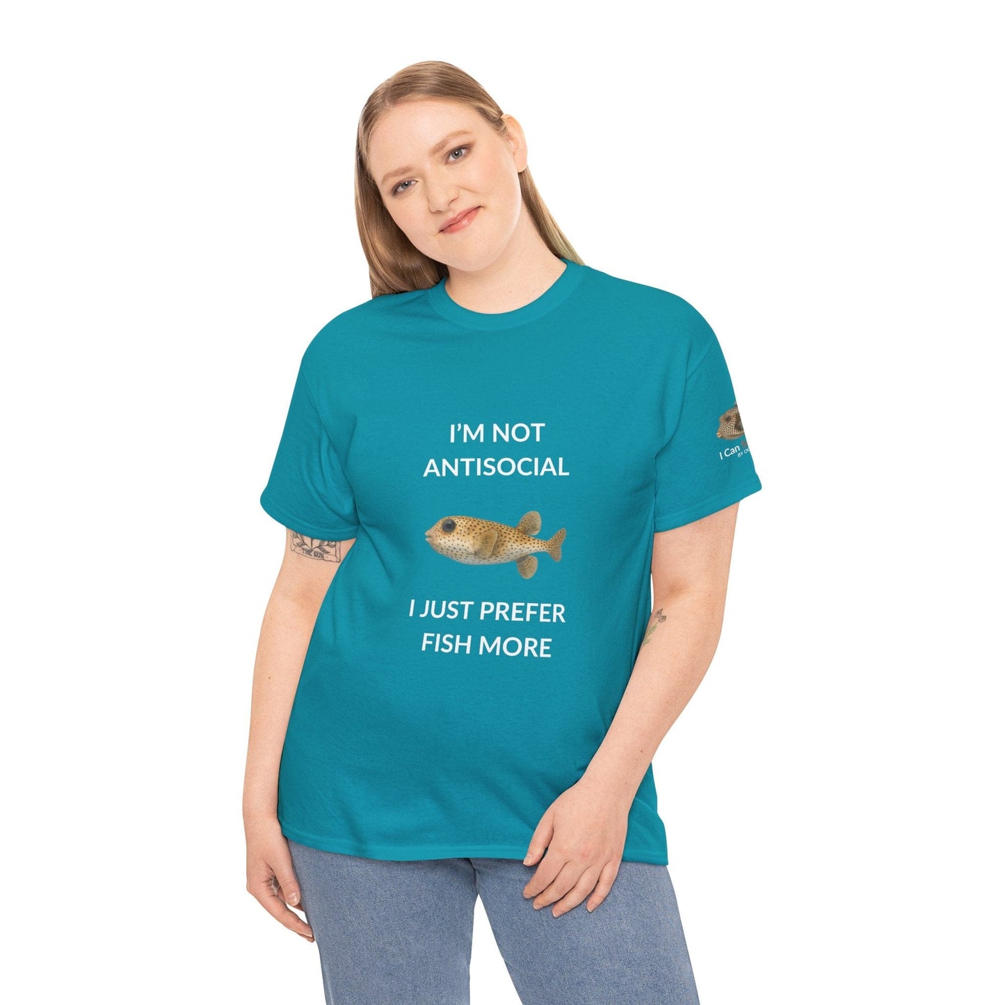 T-Shirt I’m Not Antisocial I Just Prefer Fish More T-Shirt - Watercolor Fish Tee for Divers & Ocean Lovers I’m Not Antisocial I Just Prefer Fish More T-Shirt - Watercolor Fish Tee for Divers & Ocean Lovers