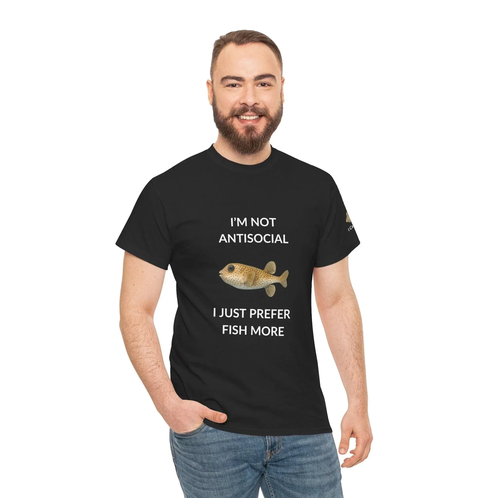 T-Shirt I’m Not Antisocial I Just Prefer Fish More T-Shirt - Watercolor Fish Tee for Divers & Ocean Lovers I’m Not Antisocial I Just Prefer Fish More T-Shirt - Watercolor Fish Tee for Divers & Ocean Lovers