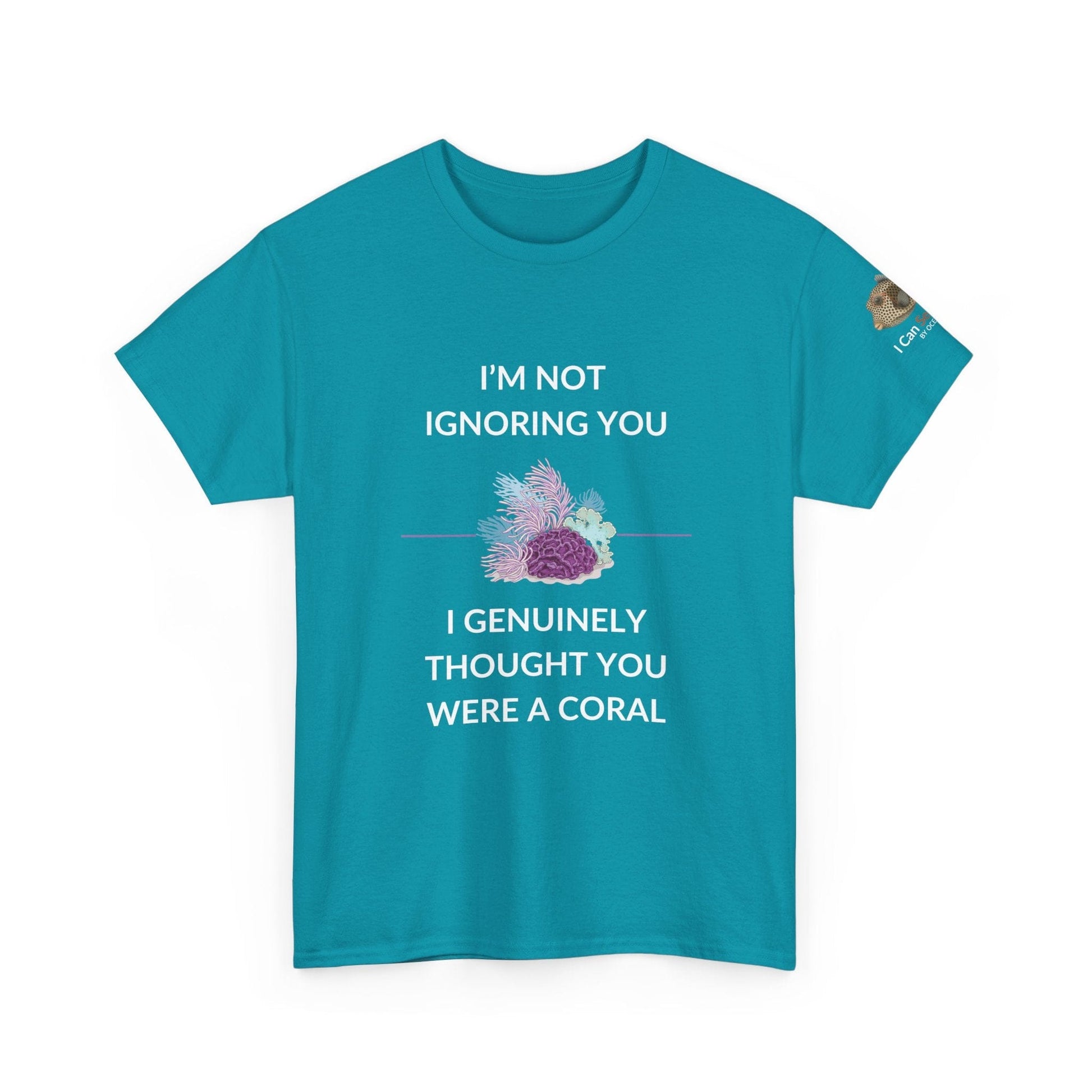 T-Shirt Tropical Blue / S I’m Not Ignoring You, I Genuinely Thought You Were A Coral T-Shirt - Funny Snorkeler & Diver Tee I’m Not Ignoring You, I Genuinely Thought You Were A Coral T-Shirt - Funny Snorkeler & Diver Tee