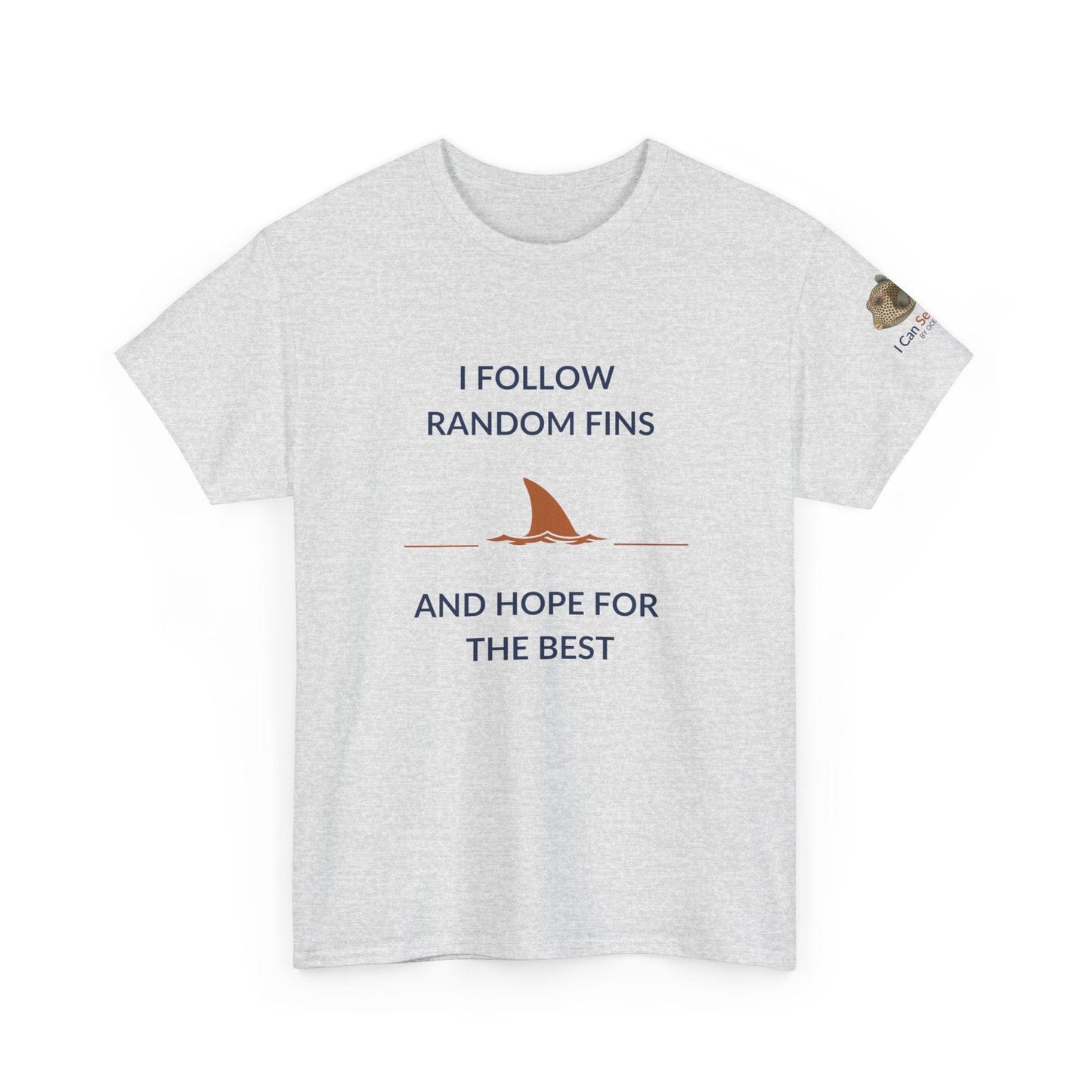 T-Shirt Ash / S Ocean Lovers Unisex Tee Shirt - I Follow Random Fins Ocean Lovers Unisex Tee Shirt - I Follow Random Fins