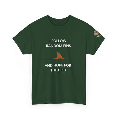 T-Shirt forest Green / S Ocean Lovers Unisex Tee Shirt - I Follow Random Fins Ocean Lovers Unisex Tee Shirt - I Follow Random Fins