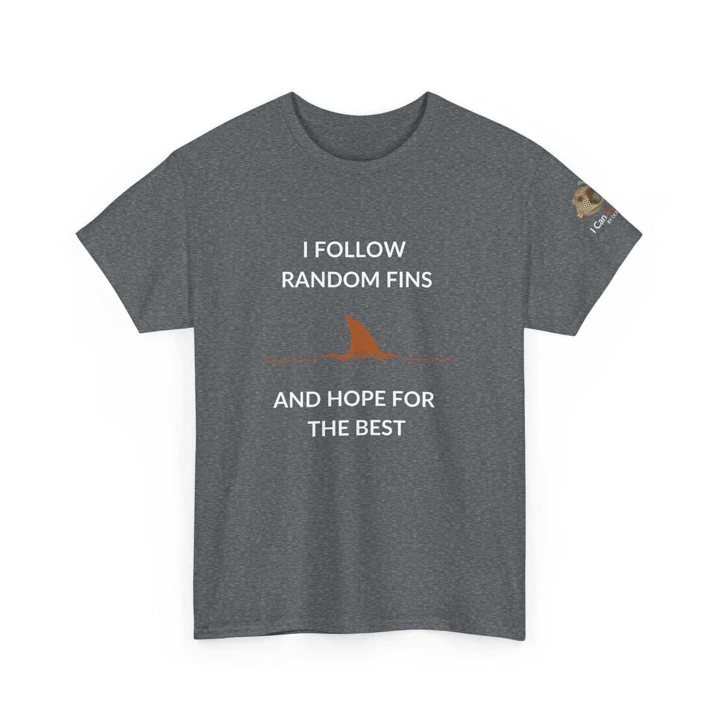 T-Shirt Graphite Heather / S Ocean Lovers Unisex Tee Shirt - I Follow Random Fins Ocean Lovers Unisex Tee Shirt - I Follow Random Fins