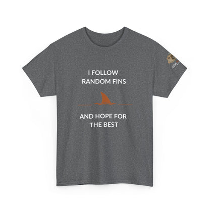 T-Shirt Graphite Heather / S Ocean Lovers Unisex Tee Shirt - I Follow Random Fins Ocean Lovers Unisex Tee Shirt - I Follow Random Fins