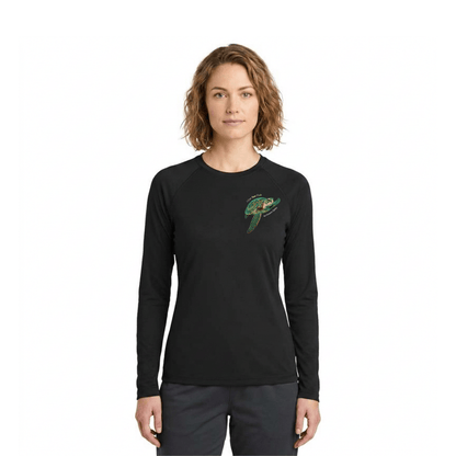 Sea Turtle Long Sleeve Rashguard – UPF 50 Swim Shirt