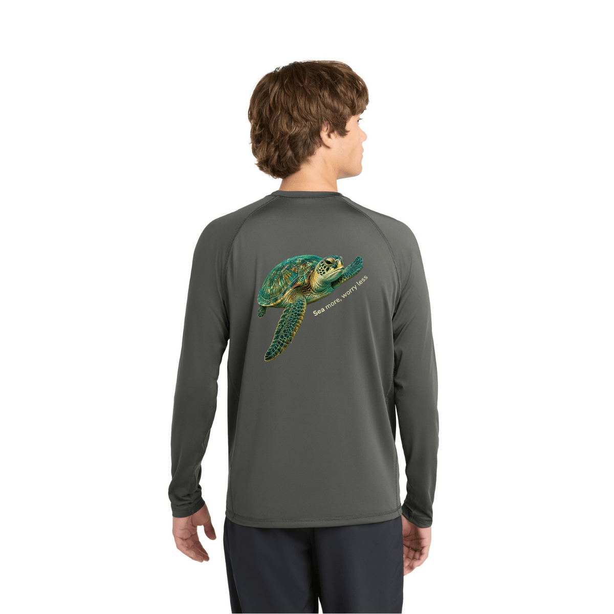 Sea Turtle Long Sleeve Rashguard – UPF 50 Swim Shirt