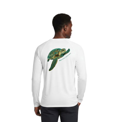 Sea Turtle Long Sleeve Rashguard – UPF 50 Swim Shirt
