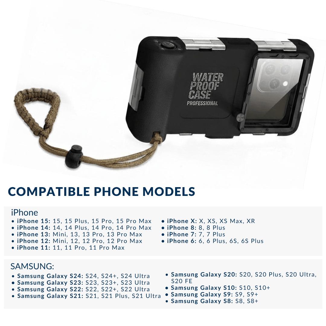 Waterproof Phone Case for Snorkeling | Underwater Phone Housing 10m Waterproof Phone Case for Snorkeling | Underwater Housing 10m