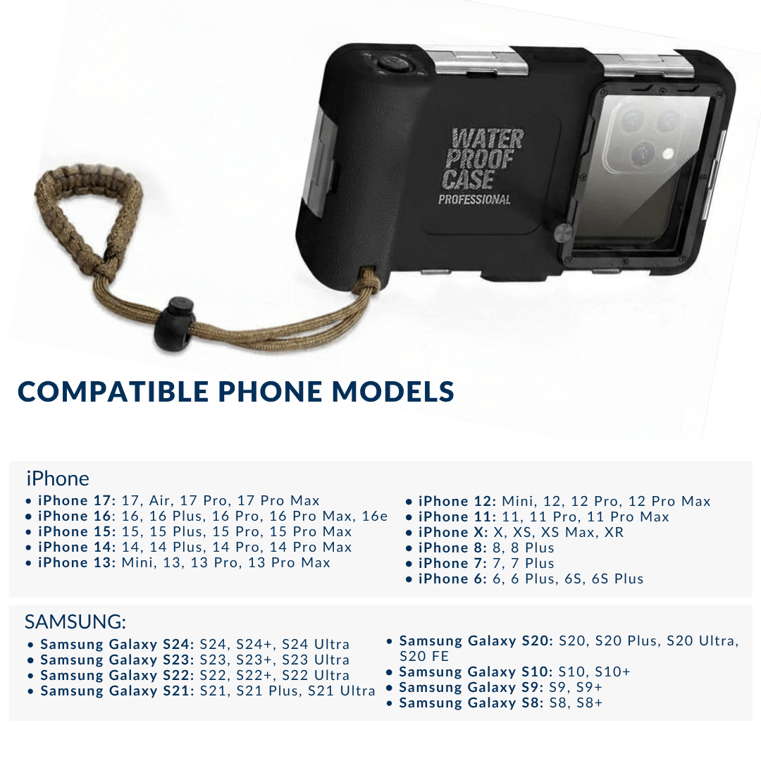 Waterproof Phone Case for Snorkeling | Underwater Phone Housing 10m Waterproof Phone Case for Snorkeling | Underwater Housing 10m