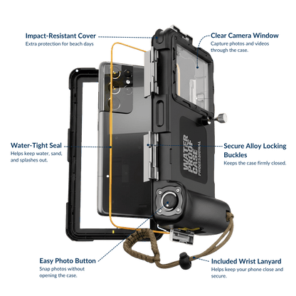 Waterproof Phone Case for Snorkeling | Underwater Phone Housing 10m Waterproof Phone Case for Snorkeling | Underwater Housing 10m