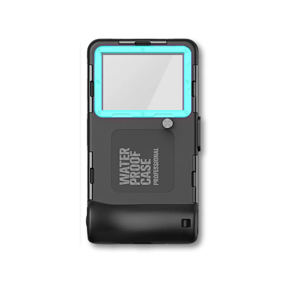 Black/Aqua Waterproof Phone Case for Snorkeling | Underwater Phone Housing 10m Waterproof Phone Case for Snorkeling | Underwater Housing 10m