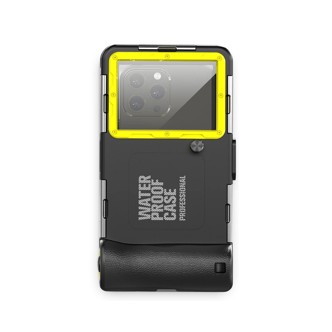 Black/Yellow Waterproof Phone Case for Snorkeling | Underwater Phone Housing 10m Waterproof Phone Case for Snorkeling | Underwater Housing 10m