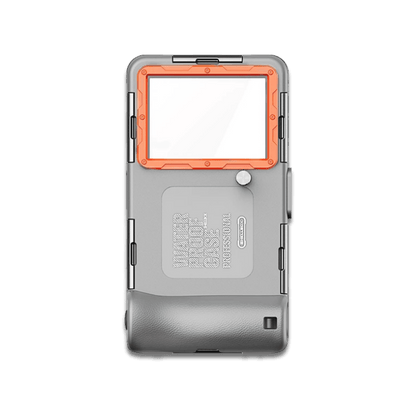 Grey/Orange Waterproof Phone Case for Snorkeling | Underwater Phone Housing 10m Waterproof Phone Case for Snorkeling | Underwater Housing 10m