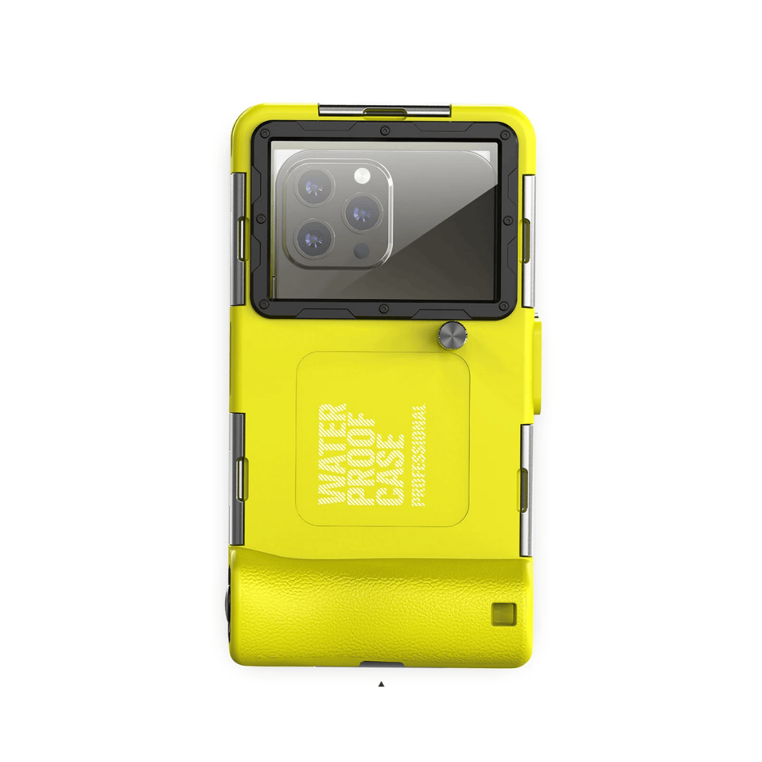 Yellow/Black Waterproof Phone Case for Snorkeling | Underwater Phone Housing 10m Waterproof Phone Case for Snorkeling | Underwater Housing 10m