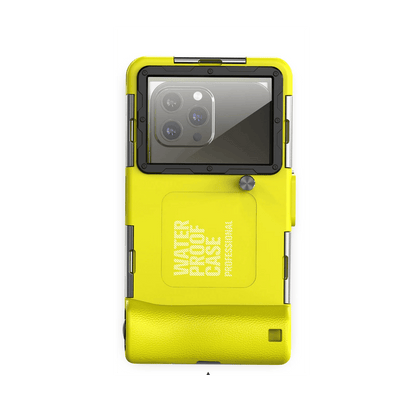 Yellow/Black Waterproof Phone Case for Snorkeling | Underwater Phone Housing 10m Waterproof Phone Case for Snorkeling | Underwater Housing 10m